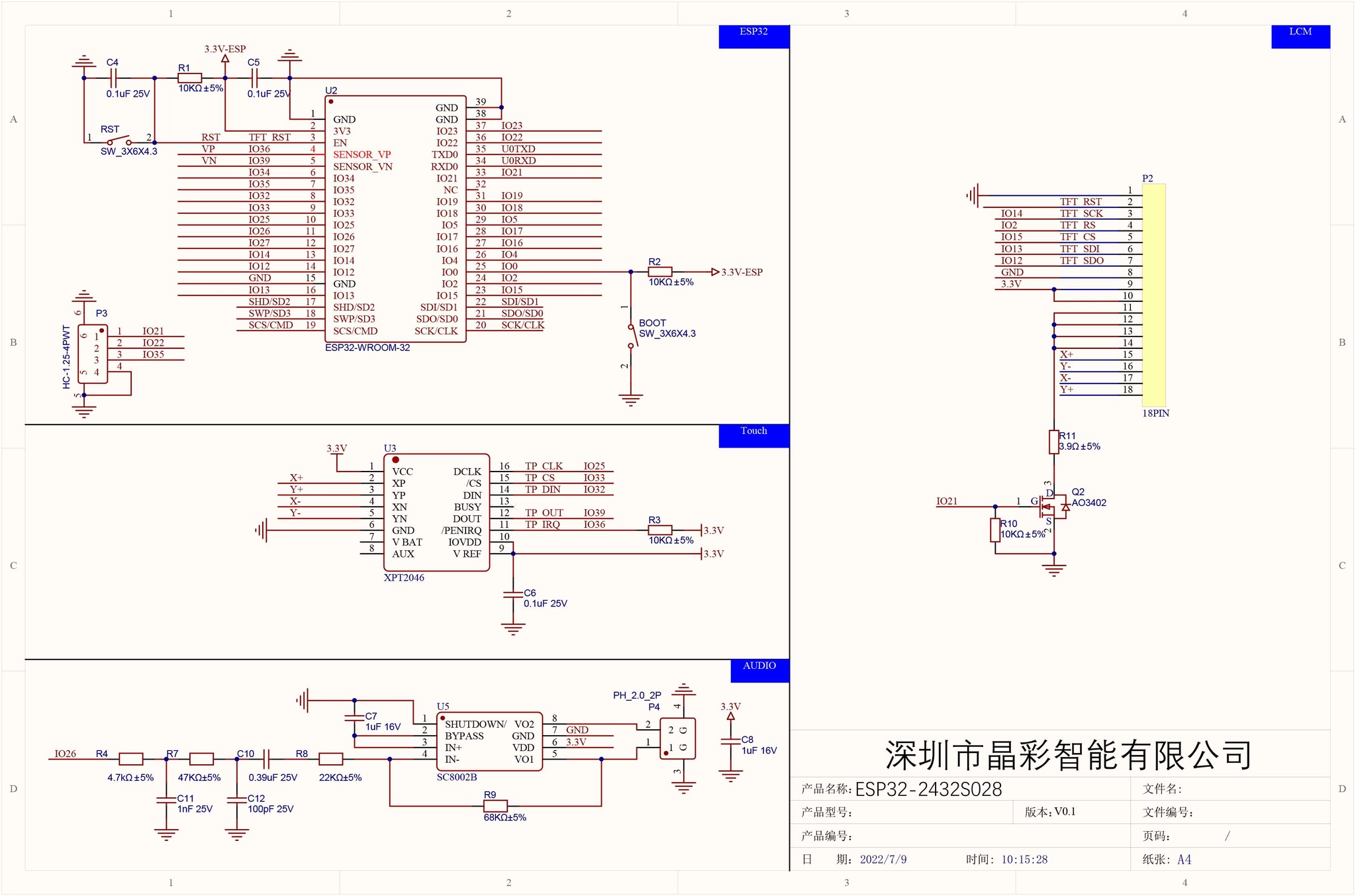 Board schematic, sheet 2