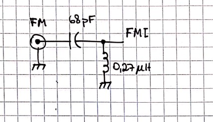 FM antenna input detail
