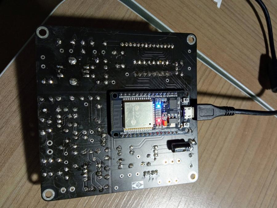 First tests with the ESP32