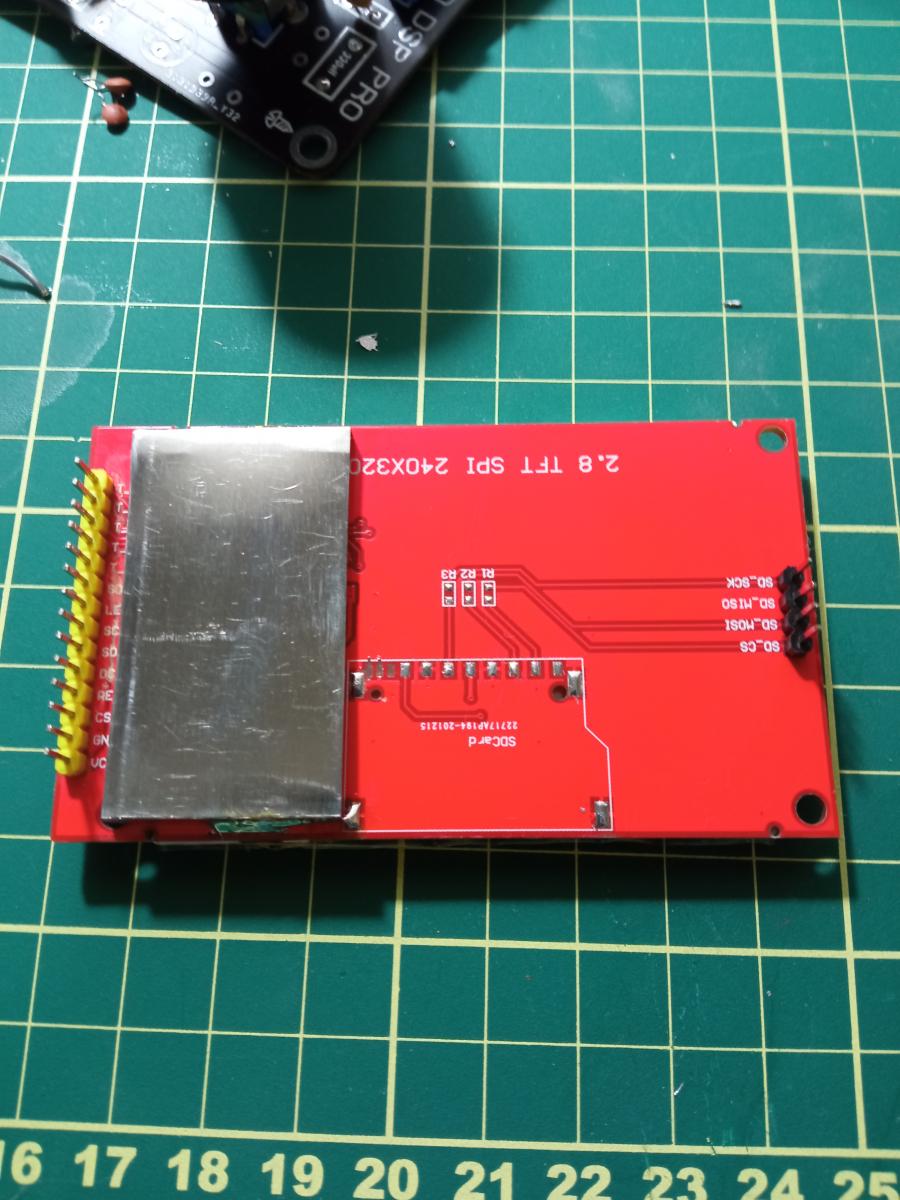 Shielding added to the TFT circuit