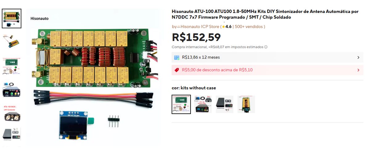 ATU-100 kit for sale on AliExpress
