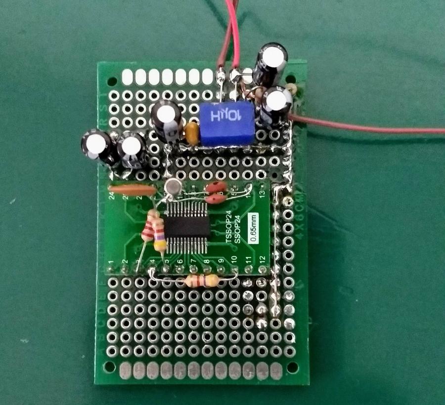 Si4735 + TDA2822 board