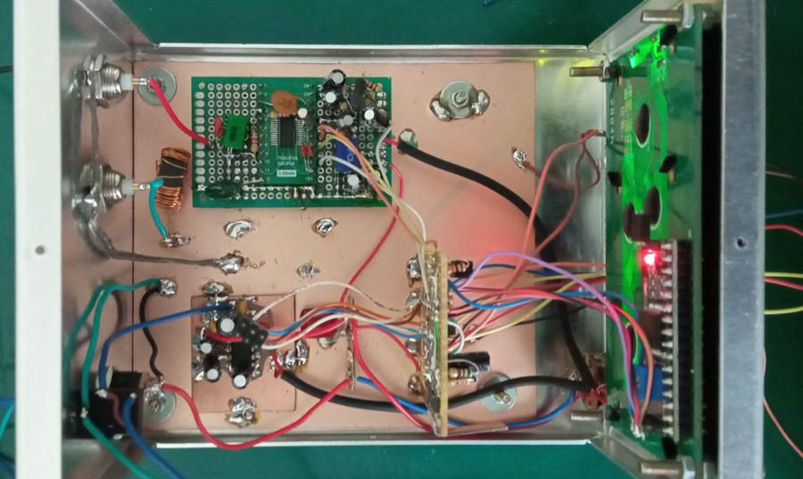 Si4735 build controlled by an Atmega328 + 20x4 LCD